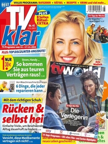 Zeitschrift TV Klar TV world Abo
